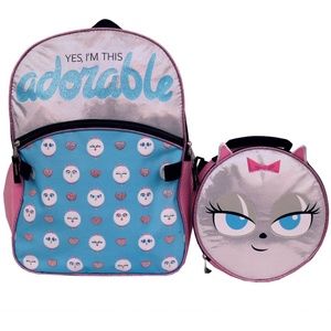 Girls Backpack & Lunch Bag Secret Life of Pets NEW